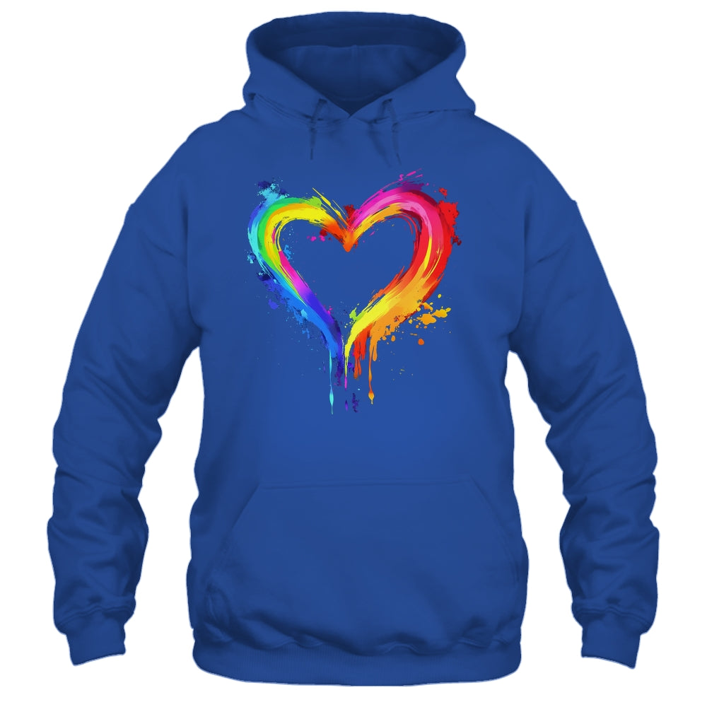Rainbow Heart LGBTQ Gay Pride Month LGBT Gay Pride Shirt & Tank Top | teecentury