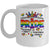 Rainbow LGBT Pride Gay LGBTQ Men Women Equality Freedom Mug | teecentury