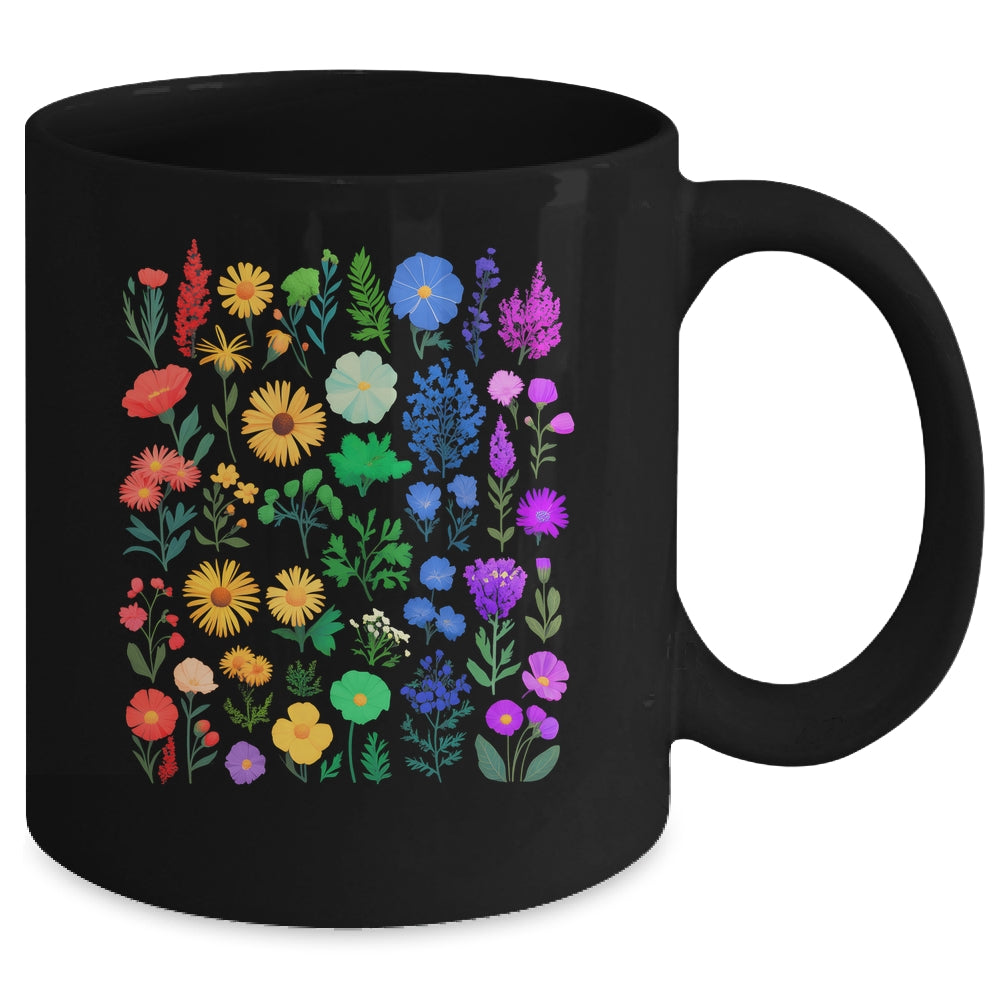Rainbow Wildflower LGBT Gay Lesbian Pride Month LGBTQ Mug | teecentury