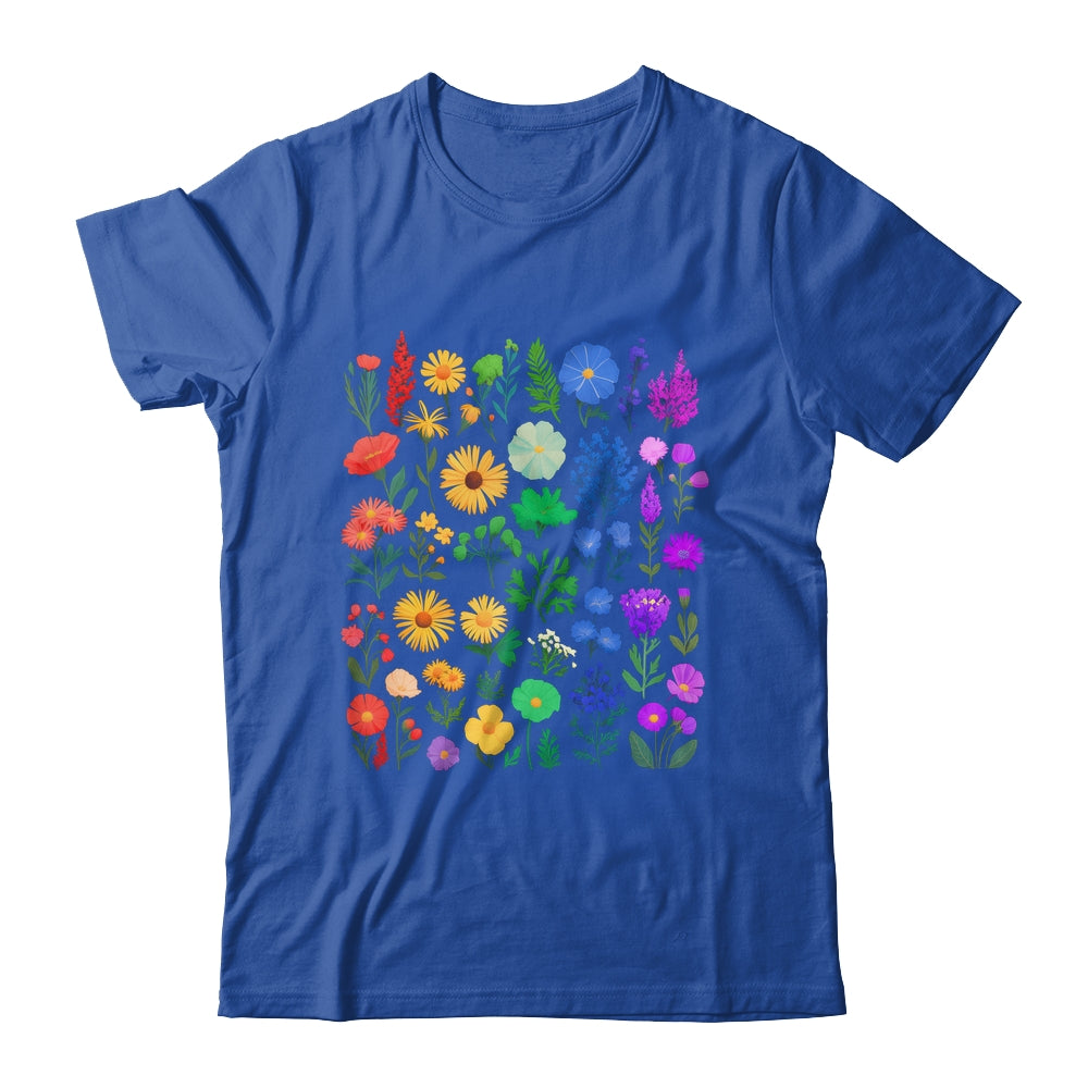 Rainbow Wildflower LGBT Gay Lesbian Pride Month LGBTQ Shirt & Tank Top | teecentury