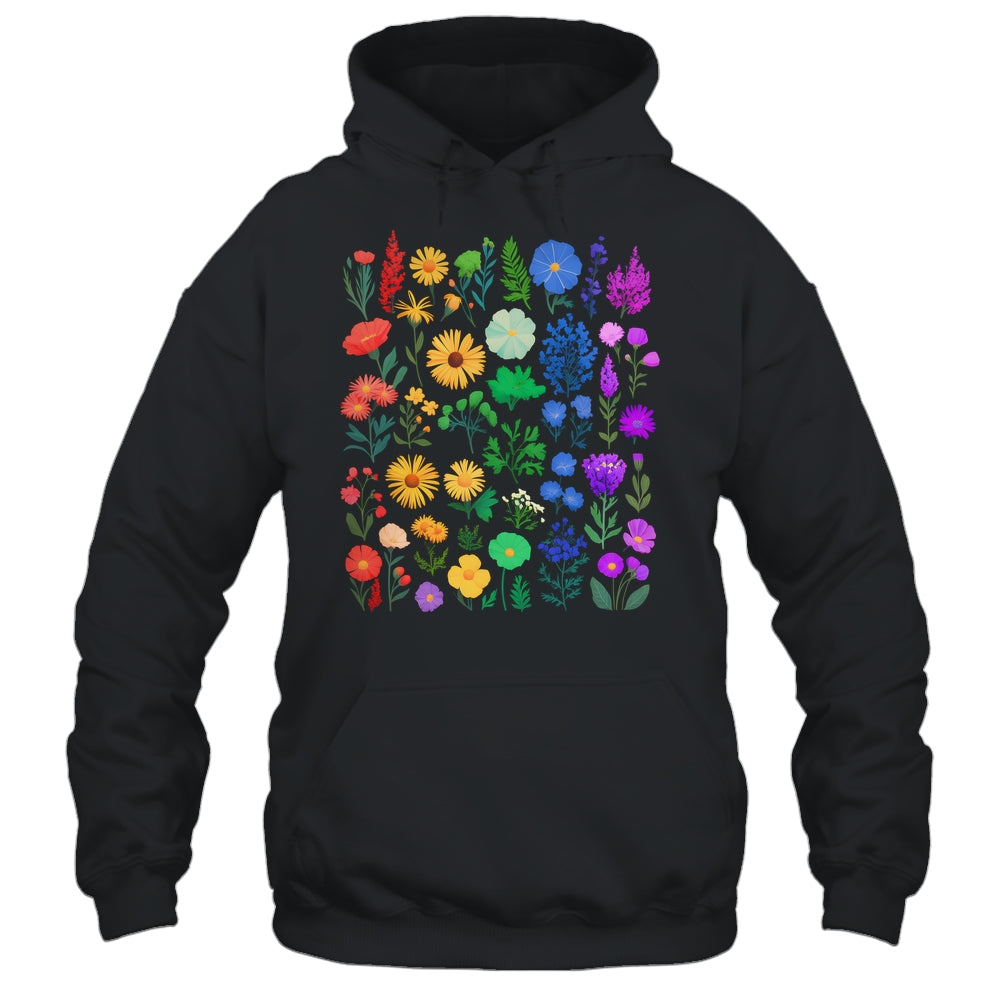 Rainbow Wildflower LGBT Gay Lesbian Pride Month LGBTQ Shirt & Tank Top | teecentury