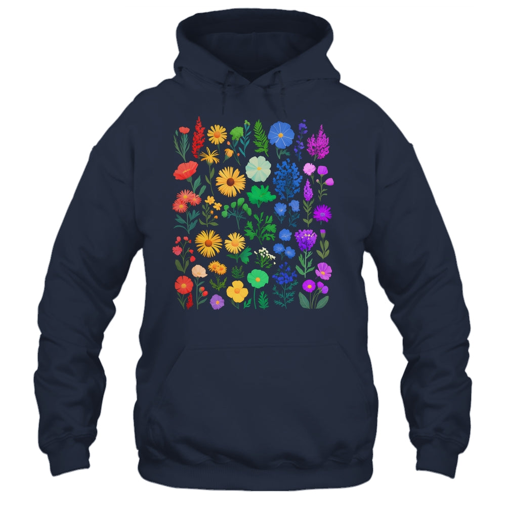 Rainbow Wildflower LGBT Gay Lesbian Pride Month LGBTQ Shirt & Tank Top | teecentury