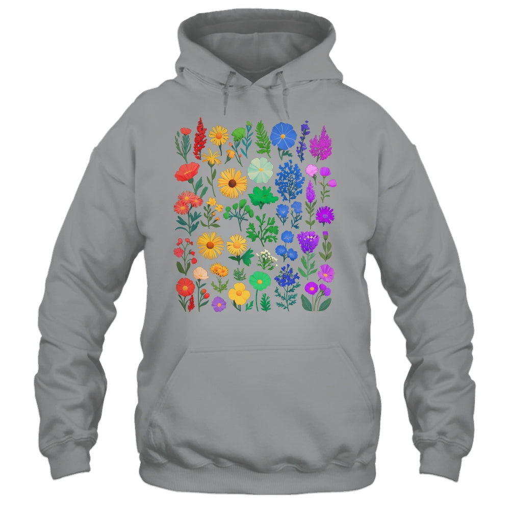 Rainbow Wildflower LGBT Gay Lesbian Pride Month LGBTQ Shirt & Tank Top | teecentury