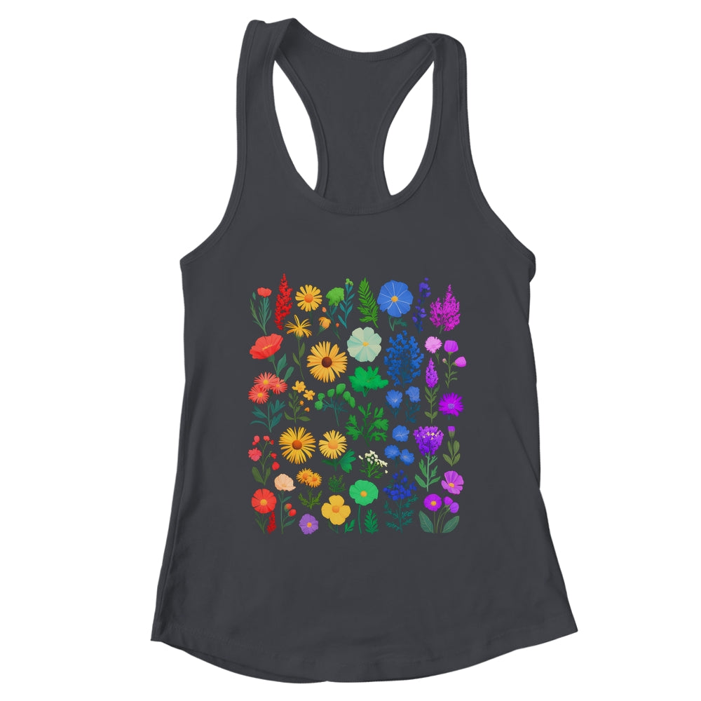 Rainbow Wildflower LGBT Gay Lesbian Pride Month LGBTQ Shirt & Tank Top | teecentury