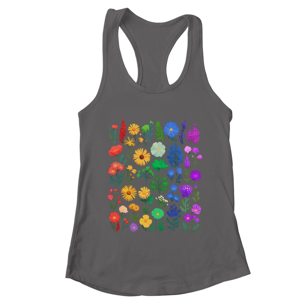 Rainbow Wildflower LGBT Gay Lesbian Pride Month LGBTQ Shirt & Tank Top | teecentury