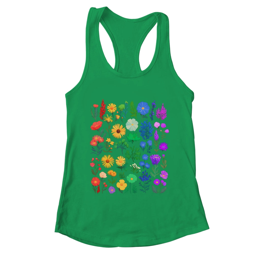 Rainbow Wildflower LGBT Gay Lesbian Pride Month LGBTQ Shirt & Tank Top | teecentury