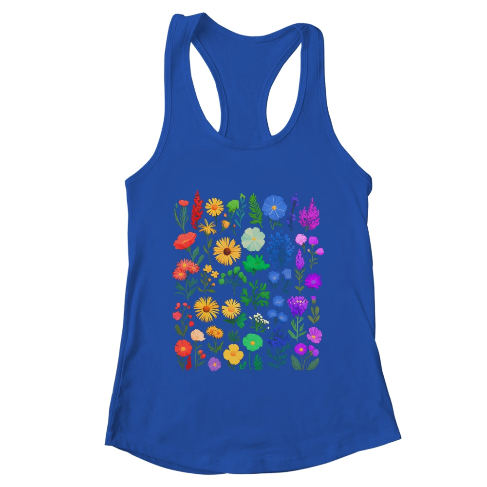 Rainbow Wildflower LGBT Gay Lesbian Pride Month LGBTQ Shirt & Tank Top | teecentury