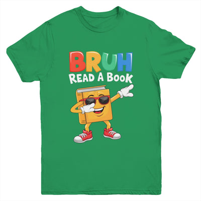 Read A Book BRUH Funny Dabbing Book Teacher Students Reading Youth Shirt | teecentury