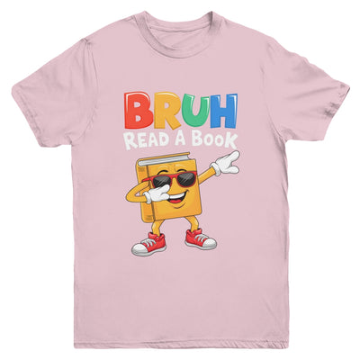 Read A Book BRUH Funny Dabbing Book Teacher Students Reading Youth Shirt | teecentury
