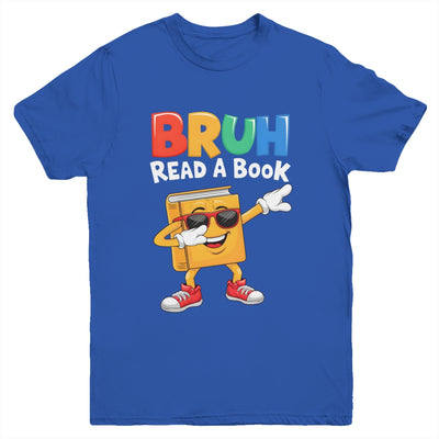 Read A Book BRUH Funny Dabbing Book Teacher Students Reading Youth Shirt | teecentury