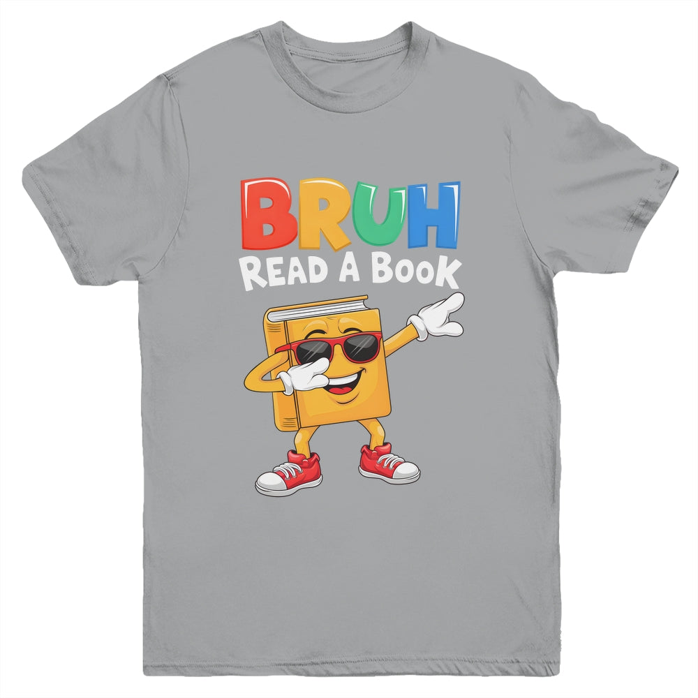Read A Book BRUH Funny Dabbing Book Teacher Students Reading Youth Shirt | teecentury