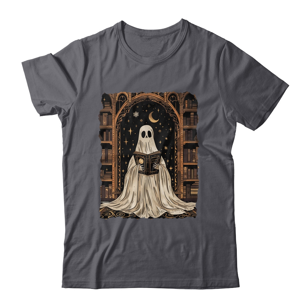 Reading Ghost Library Halloween Librarian Book Lovers Women Shirt & Hoodie | teecentury