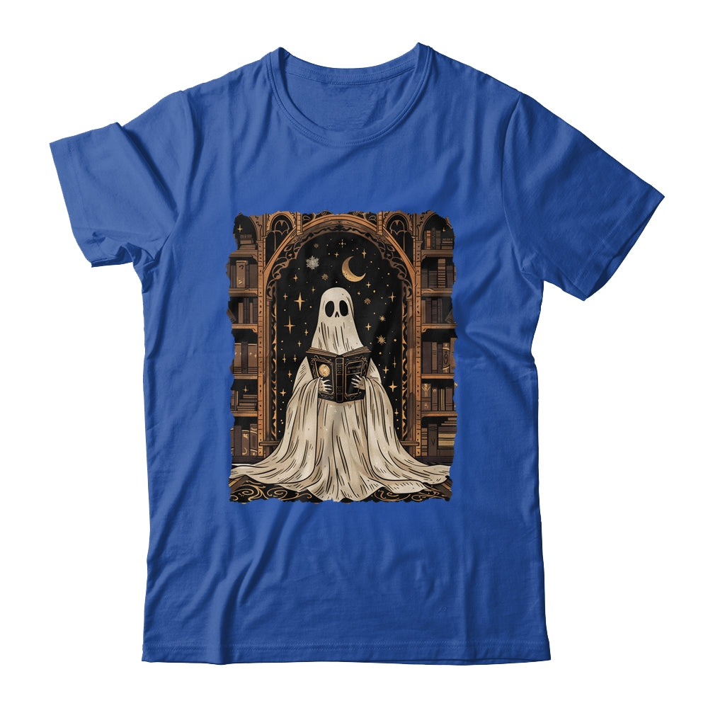 Reading Ghost Library Halloween Librarian Book Lovers Women Shirt & Hoodie | teecentury