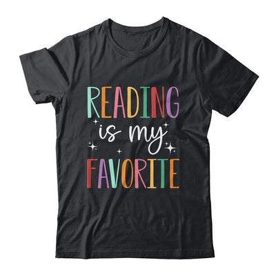 Reading Is My Favorite Teacher Bookworm And Library Worker Shirt & Tank Top | teecentury