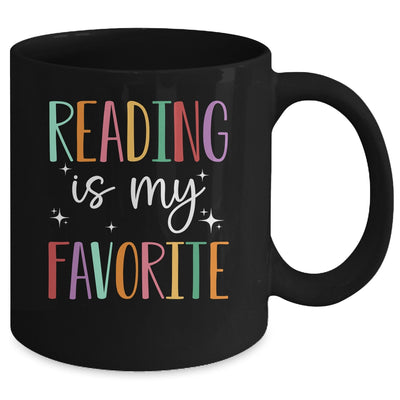 Reading Is My Favorite Teacher Bookworm And Library Worker Mug | teecentury