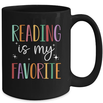 Reading Is My Favorite Teacher Bookworm And Library Worker Mug | teecentury