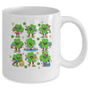 Reading Shamrock St Patricks Day Irish Teacher Women Girl Mug | teecentury