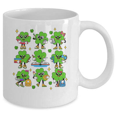 Reading Shamrock St Patricks Day Irish Teacher Women Girl Mug | teecentury