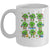 Reading Shamrock St Patricks Day Irish Teacher Women Girl Mug | teecentury