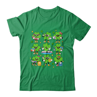 Reading Shamrock St Patricks Day Irish Teacher Women Girl Shirt & Sweatshirt | teecentury