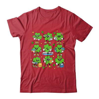 Reading Shamrock St Patricks Day Irish Teacher Women Girl Shirt & Sweatshirt | teecentury