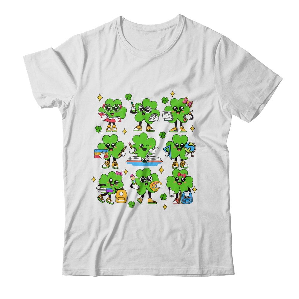 Reading Shamrock St Patricks Day Irish Teacher Women Girl Shirt & Sweatshirt | teecentury