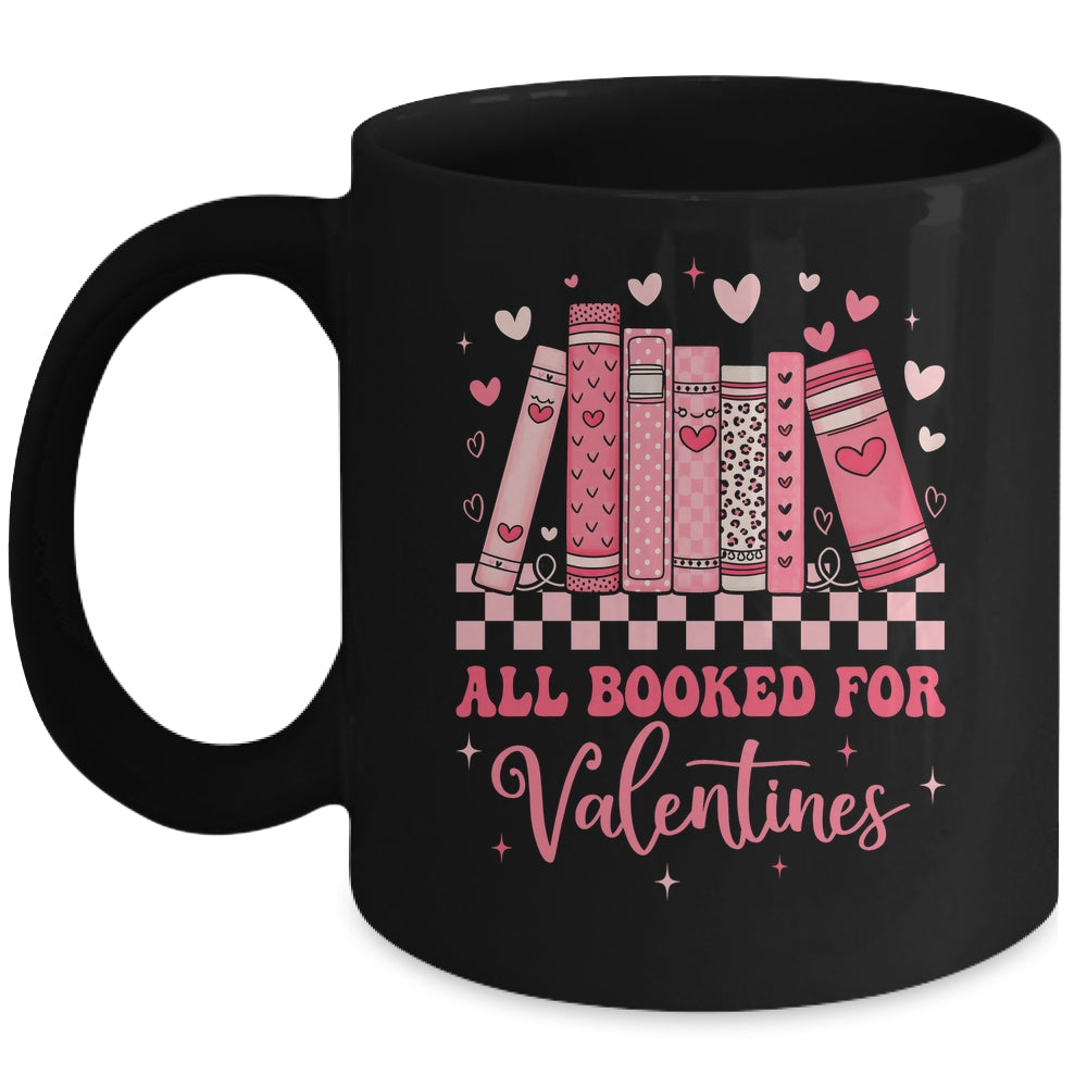 Reading Teacher Valentine's Day All Booked For Valentines Mug | teecentury