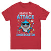 Ready To Attack Kindergarten Shark First Day Of School Boys Youth Shirt | teecentury