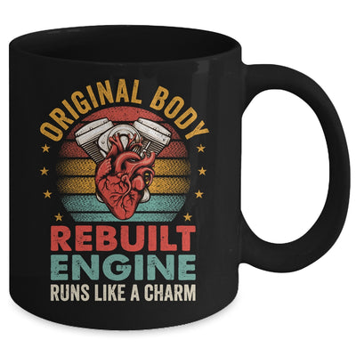 Rebuilt Engine Open Heart Surgery Recovery Survivor Men Mug | teecentury