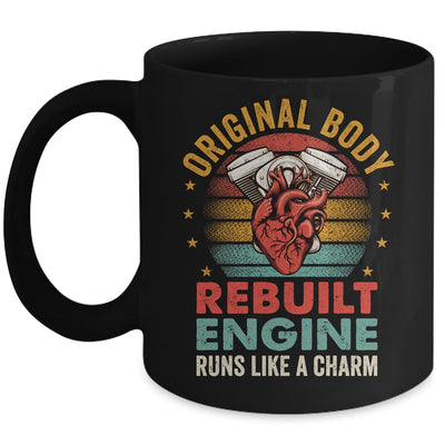 Rebuilt Engine Open Heart Surgery Recovery Survivor Men Mug | teecentury