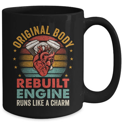 Rebuilt Engine Open Heart Surgery Recovery Survivor Men Mug | teecentury