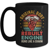 Rebuilt Engine Open Heart Surgery Recovery Survivor Men Mug | teecentury