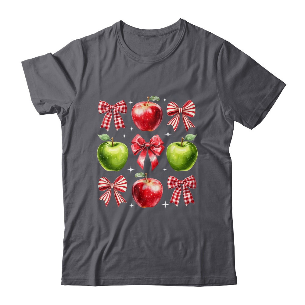 Red Coquette Bows Apple Picking Crew Apple Picking Season Shirt & Hoodie | teecentury