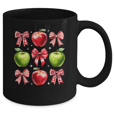 Red Coquette Bows Apple Picking Crew Apple Picking Season Mug | teecentury