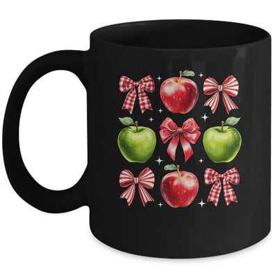 Red Coquette Bows Apple Picking Crew Apple Picking Season Mug | teecentury