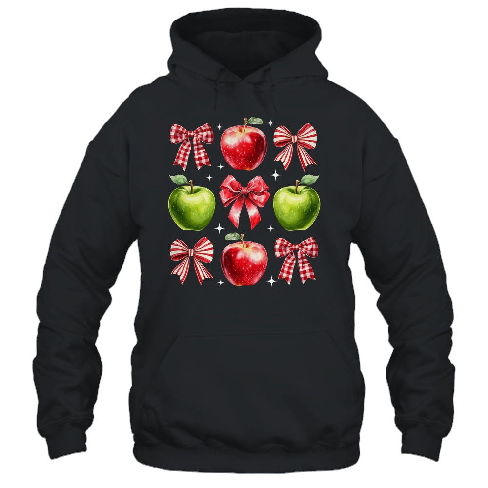 Red Coquette Bows Apple Picking Crew Apple Picking Season Shirt & Hoodie | teecentury