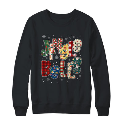 Red Plaid Jingle Bells Christmas Matching Family Men Women Shirt & Sweatshirt | teecentury
