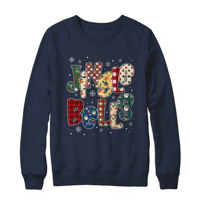 Red Plaid Jingle Bells Christmas Matching Family Men Women Shirt & Sweatshirt | teecentury