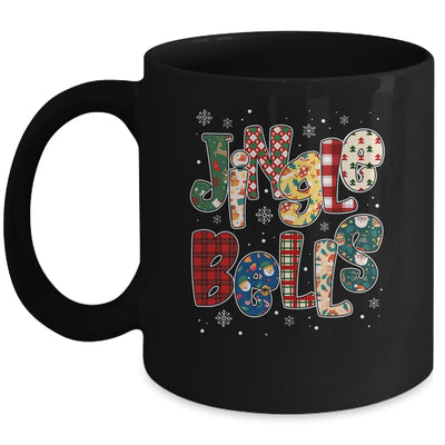 Red Plaid Jingle Bells Christmas Matching Family Men Women Mug | teecentury