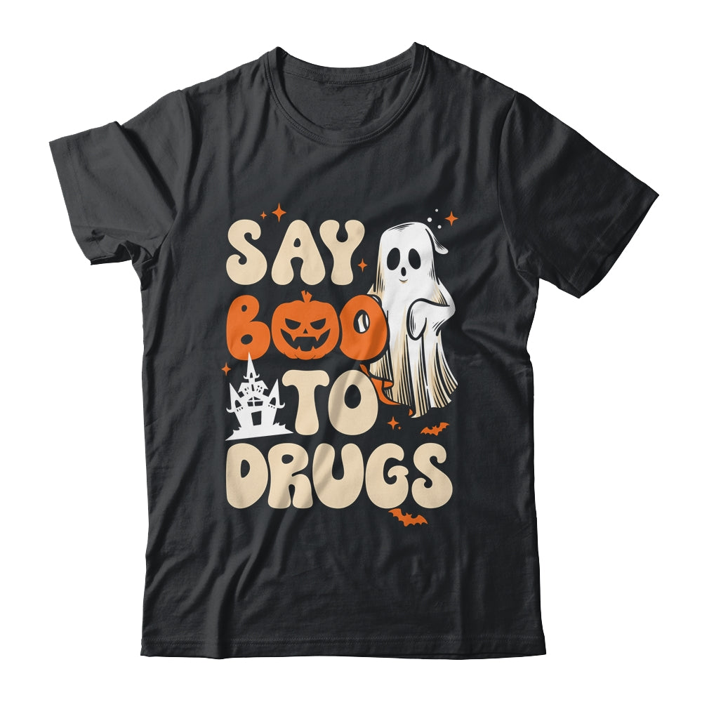 Red Ribbon Week Awareness Say Boo To Drugs Shirt & Hoodie | teecentury
