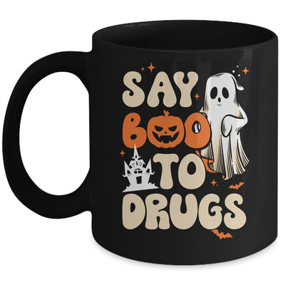 Red Ribbon Week Awareness Say Boo To Drugs Mug | teecentury
