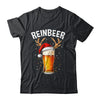 Reinbeer Winedeer Santa Hat Reindeer Couple Xmas Matching Shirt & Sweatshirt | teecentury