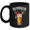 Reinbeer Winedeer Santa Hat Reindeer Couple Xmas Matching Mug | teecentury