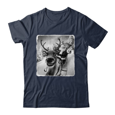 Reindeer Selfie Funny Christmas Santa Claus Xmas Shirt & Sweatshirt | teecentury