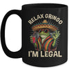 Relax Gringo I'm Legal Mexican Lizard Funny Immigration Mug | teecentury
