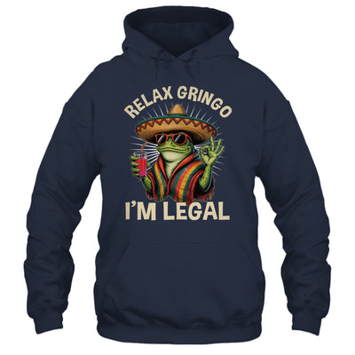 Relax Gringo I'm Legal Mexican Lizard Funny Immigration Shirt & Tank Top | teecentury