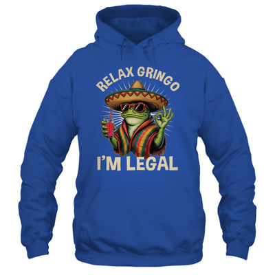 Relax Gringo I'm Legal Mexican Lizard Funny Immigration Shirt & Tank Top | teecentury