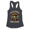 Relax Gringo I'm Legal Mexican Lizard Funny Immigration Shirt & Tank Top | teecentury