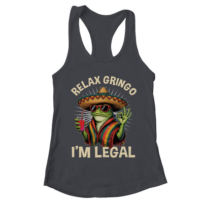 Relax Gringo I'm Legal Mexican Lizard Funny Immigration Shirt & Tank Top | teecentury