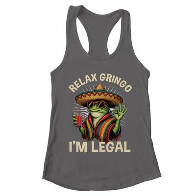 Relax Gringo I'm Legal Mexican Lizard Funny Immigration Shirt & Tank Top | teecentury